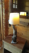 Treibholz-Lampe