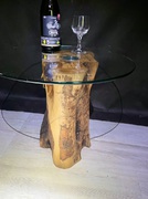 Baumstamm Tisch