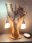 Lampen aus Olivenholz, Einzelanfetigungen