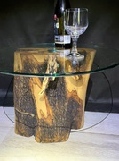 Tischsockel aus Olivenholz