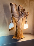 Lampen aus Olivenholz, Einzelanfetigungen