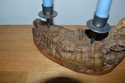 Kerzenleuchter aus Wurzelholz